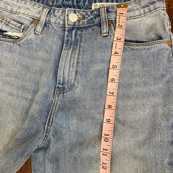 Blank NYC Women's Madison Crop Distressed Jeans High Rise Size 27 - Picture 10 of 11